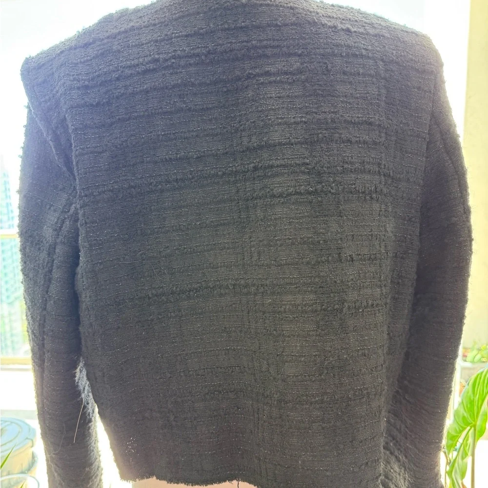 IRO Textured Black Women's Blazer - Picture 2 of 8